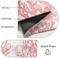thumbnail image 2 of Pink Coral Bathroom Rug Washable 2x3 Entryway Rug Non Slip Coastal Nautical Ocean Starfish Conch Front Door Mat Low Pile Indoor Doormat Throw Floor Carpet for Kitchen Bedroom Entrance, 2 of 8