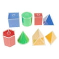 thumbnail image 4 of 8 Piezas De Sóli Geométricos Desmontables De Juguete De Aprendizaje De Matemáticas Zulema Juguete de bloques geométricos 3D, 4 of 8