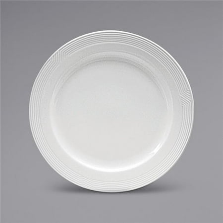 

Oneida R4010000125 7.25 in. Impressions Round Bright White Embossed Medium Rim Porcelain Plate