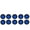 10pcs blue, variant on LINLIN 3/4" Round LED Front Rear Side Marker Indicators Light Waterproof Bullet Clearance Marker Light 12V for Car Truck (Pakc of 10)