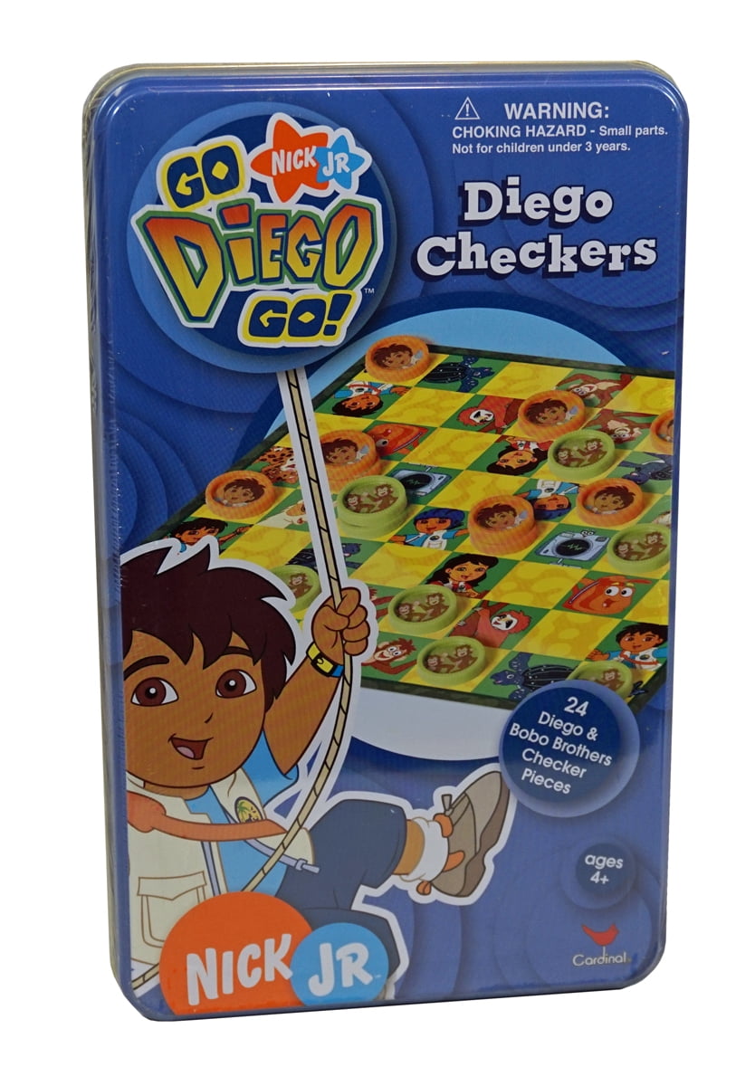 Go Diego Go Checkers Kids & Adults will enjoy this game even more