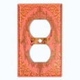 thumbnail image 2 of Metal Light Switch Plate Cover Elegant Red Crown Frame FRA017, 2 of 13