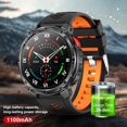 thumbnail image 4 of Unisex New Smartwatch, 1.7" Large Screen, 100+ Sports Modes, LED Light, iOS & Android Compatible, 4 of 10