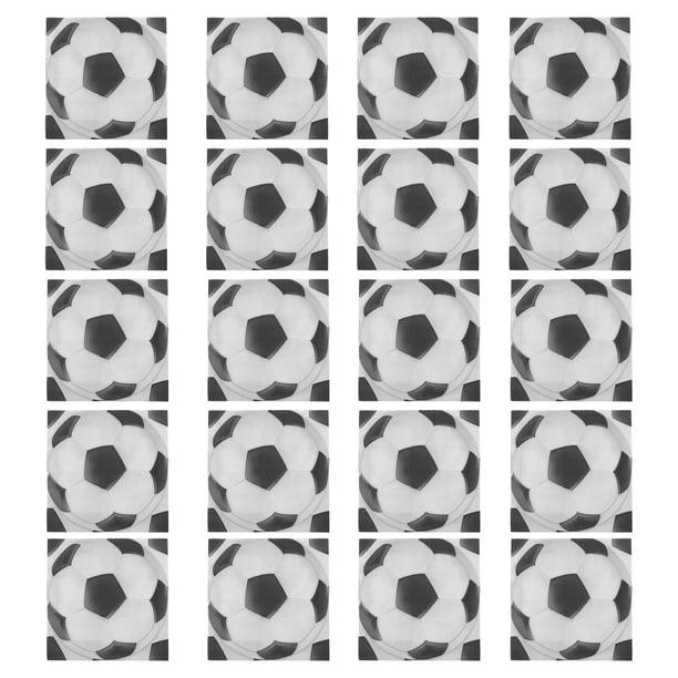 20 servilletas estampadas de fútbol para fiestas, decoración de banquetes, suministros para fiestas temáticas de fútbol, decoraciones para fiestas deportivas, servilletas de cóctel de fútbol.