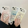 thumbnail image 3 of Cute Cartoon Japan Anime Chiikawa Card Wallet Pocket Phone Case For IPhone 16 15 14 13 12 11 Pro Max Cover With Lanyard Protection Protective, 3 of 5