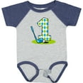 thumbnail image 3 of Inktastic Argyle Golf 1st Birthday Boys Baby Bodysuit, 3 of 5