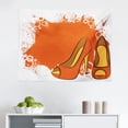 thumbnail image 1 of High Heels Tapestry, Extremely Colorful High Heel Stiletto Shoes Sassy Retro Pop Art Illustration, Fabric Wall Hanging Decor for Bedroom Living Room Dorm, 2 Sizes, Multicolor, by Ambesonne, 1 of 1