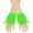 L101-Green, variant on CAUYDY Women Coarse Net Elastic Sexy Soild Gloves Punk Half Finger Nightclub Carnival Party Gloves(L101-Mint Green,One Size)