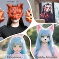 thumbnail image 5 of Paquete de 10 Máscaras de Ojos de Piel, de Plástico, Ojo de PVC, Ideal para Cosplay de Piel y Manualidades con Máscaras., 5 of 5