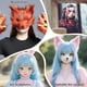 thumbnail image 5 of Paquete de 10 Máscaras de Ojos de Piel, de Plástico, Ojo de PVC, Ideal para Cosplay de Piel y Manualidades con Máscaras., 5 of 5