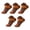 Coffee, variant on 5 Pairs Unisex Low Cut Running Socks with Heel Tab, Breathable Moisture Wicking Cushioned Ankle Socks, Shock Absorbent for Fitness, Jogging or Casual Daily Use Black
