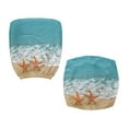 thumbnail image 6 of ZUXONGSY Beach Starfish Office Chair Covers Stretchable 2 Piece No Arms Skin Friendly High Back Computer Chair Cover Polyester Chair Protector Cover for Office or Home Chair Decor, 6 of 7