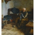 thumbnail image 2 of Walter Langley 15x16 Gold Ornate Wood Frame and Double Matted Museum Art Print Titled - A&nbsp;Flemish Peasant, 2 of 4