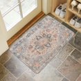 thumbnail image 4 of Bohemian Light Orange Ethnic Pattern Rug Door Mat 30 X 17 Inch Welcome Doormat Indoor Outdoor Entrance Floor Mat Non Slip Spring Summer Decor Rubber Mats, 4 of 6