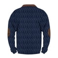 thumbnail image 4 of Blusas y camisas de manga larga con cuello redondo Sudadera con capucha de cuello redondo para hombre Jersey estampado Blusa de poliéster de manga larga para hombre, 4 of 4