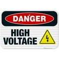 thumbnail image 1 of Danger High Voltage Sign, OSHA Sign,, 1 of 1