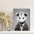 thumbnail image 2 of Toile Murale Portrait d'Opossum Dapper 15,75 X 11,81 Pouces, 2 of 8