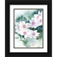 thumbnail image 1 of Shefranov, Olga 11x14 Black Ornate Wood Framed with Double Matting Museum Art Print Titled - Purple Flowers, 1 of 4
