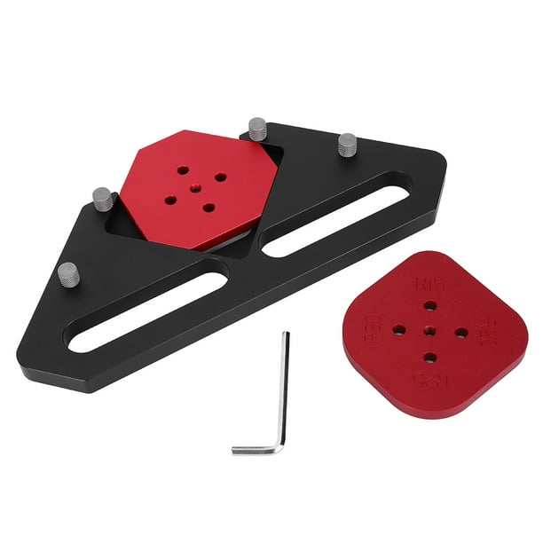 Plantilla De Posicionamiento De Arco Para Carpintería, Plantilla De Posicionamiento De Carpintería Negra, Posicionamiento De Esquina Fácil De Reparar Para Posicionamiento De ANGGREK 12345678