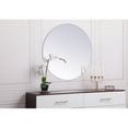 thumbnail image 3 of Gracin Round Mirror 36 inch in Clear, 3 of 5
