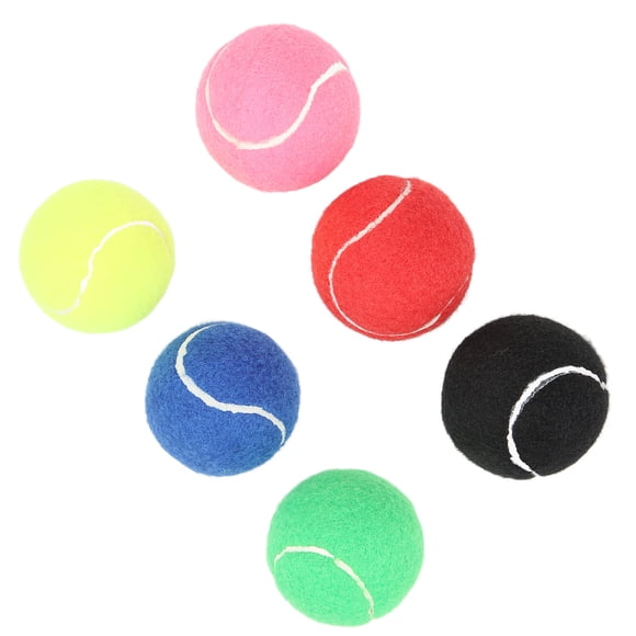 Tennis Training Ball, Soft Touch Multiple Purposes 6 Pack Cashmere Tennis Ball Set for School Clubs