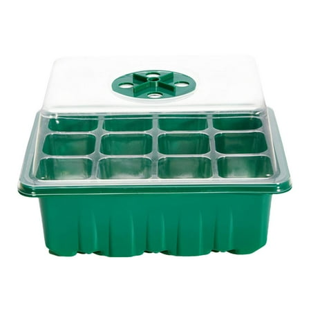 

Yungwalm 5-Pack Seed Starting Tray Seedling Starter with Grow Light Adjustable Humidity Greenhouse Mini Propagator Station Nursery Tray eco friendly