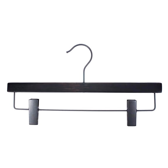 National Hanger Company 14-inch Skirt/ Pant Wooden Hanger (Set of 25 or 100)
