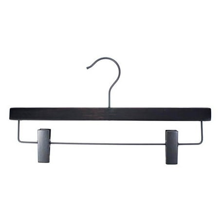 National Hanger Company 14-inch Skirt/ Pant Wooden Hanger (Set of 25 or 100)