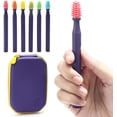 thumbnail image 3 of Special Supplies Sensory Mouth Brushes and Oral Stimulation Tools for Kids and Adults, 6 Pack, Wake Up Mouth for Desensitization, Soft, Flexible, Textured Silicone, 3 of 9