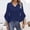 Dark Blue, variant on Bell Sleeve Tops for Women, V Neck Tops for Women, Blouses for Women Dressy Casual, 3/4 Sleeve Tops for Women, Flowy Tops for Women, Purple L