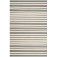 thumbnail image 2 of SAFAVIEH Kids Barcode Striped Wool Area Rug, Grey/Multi, 4' x 6', 2 of 6