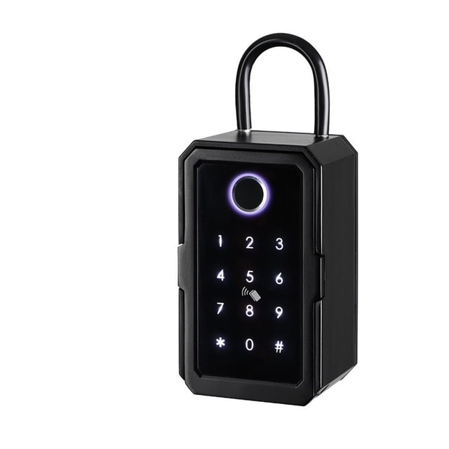 TTlock Security Boxes Password Smart Finrprint Digital Card Intelinte Tuya Electronic Portable Lock Boxes ,Easy Installation