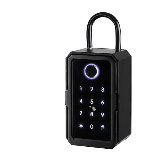 TTlock Security Boxes Password Smart Finrprint Digital Card Intelinte Tuya Electronic Portable Lock Boxes ,Upgraded Security Combination Lock