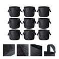 thumbnail image 7 of CIMAXIC 9Pcs Plant Growing Bags Made of Black Felt with Handle for Vegetable and Flower Storage, 7 of 7