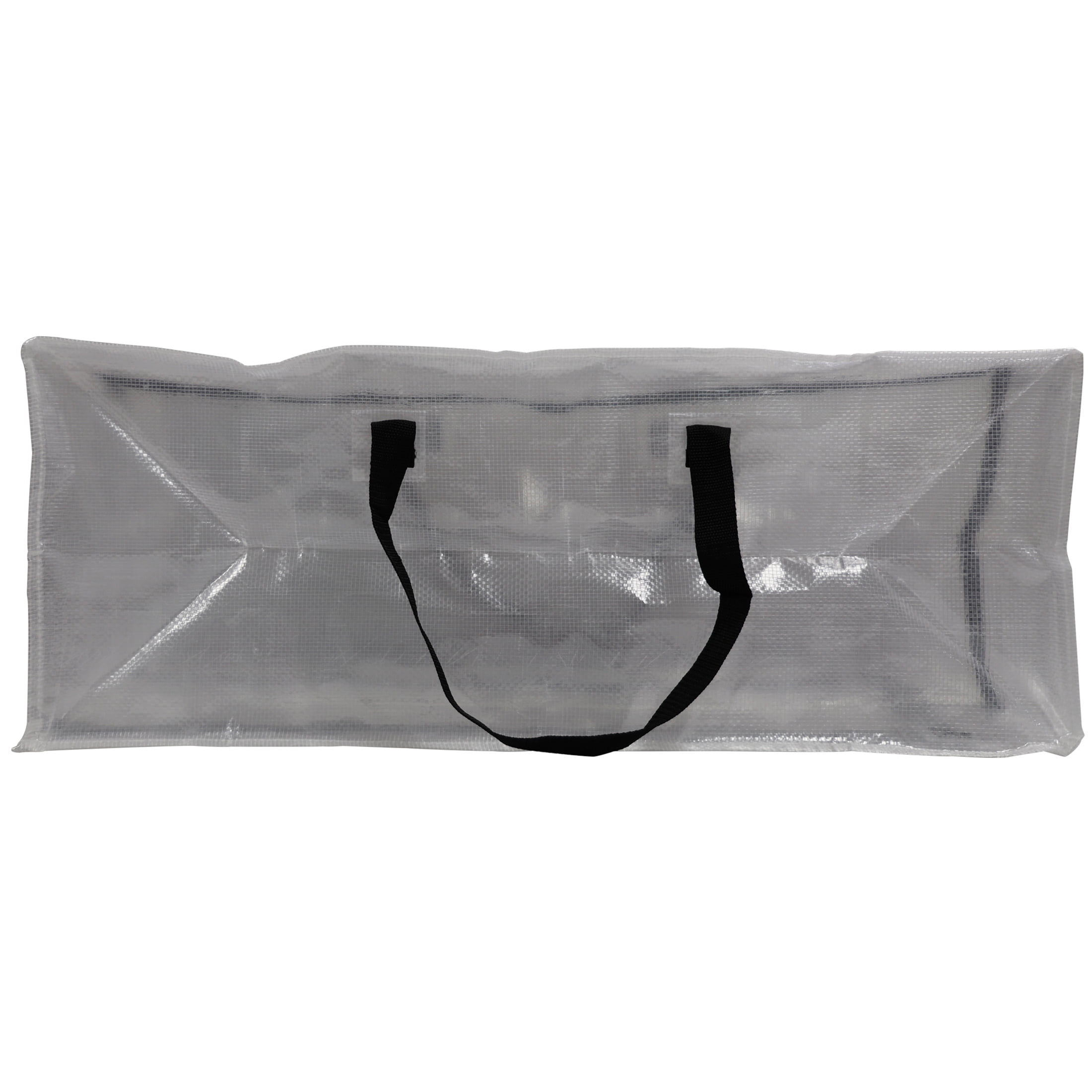 Mainstays Heavy Duty 20 Gallon Clear Storage and Moving Bag with Dual Handles and Straps
