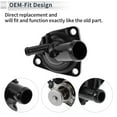 thumbnail image 4 of Termostato de automóvil Unique Bargains para Honda Accord 3.5L 2013-2017 para Honda Pilot 3.5L 2016-2020 Conjunto de Carcasa de Termostato de Refrigerante del Motor No. 193155G0A01 Plástico 1 Pc, 4 of 6
