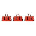 thumbnail image 1 of Youkk Sac de Voyage en Tissu Grande Capacité pour Femmes - et Sacs de Voyage Élégants, Résistants aux Rayures, Rouge, 3 Pcs, 1 of 6