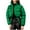 Green, variant on Cropped Quilted Jackets for Women Stand Collar Zip Up Puffy Padded Jackets Trendy Casual Drawstring Hem Down Coats Winter Outerwear Coat 2025