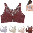 thumbnail image 1 of Lishi Floral Comfort Lift Bra - Front Closure, Wire-free, Seamless, 1 of 5