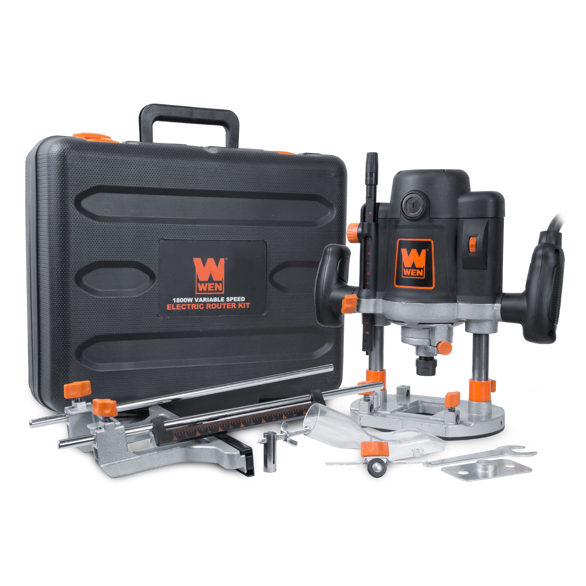 WEN 15-Amp Variable Speed Plunge Woodworking Router with Case  RT6033