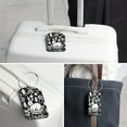 thumbnail image 6 of Easter Egg Square PU Leather Luggage Tags - 2 Pack with Privacy Cover and Stainless Steel Ring - Suitable for Travel, Backpack, Handbag - Suitcase Tags, Travel Tag, 6 of 7