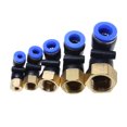 thumbnail image 4 of 1 pieza PLF Hilo femenino de manguera M5 '' 1/8 '' 1/4 '' 3/8 '' 1/2 '' Tubo de conector neumático del codo Push Push en accesorios OD 4 6 8 10 12mm, 4 of 6