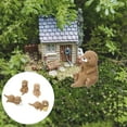 thumbnail image 3 of 8Pcs Miniature Figurines Landscape Otters Ornaments Small Otters Decorations Otters Decor, 3 of 4