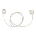 thumbnail image 1 of Cable adaptador VGA DB15 macho a RS232 DB9 macho / Cable de extensión de vídeo y gráficos (blanco, 1,4 m), 1 of 8