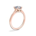 thumbnail image 3 of 1.00 T.C.W Cushion Shape Natural Diamond Latest Design Solitaire Wedding Ring for Ladies Solid 14K Rose Gold Size 8, 3 of 8