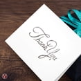 thumbnail image 2 of Business Thank You Cards, Nice Elegant Silver Embossed, Half Fold White Blank Greetings, Gift & Presents | Holiday, Baby & Bridal Shower, Wedding, Graduation, | Set of 25 Cards & 25 Envelopes, 2 of 11