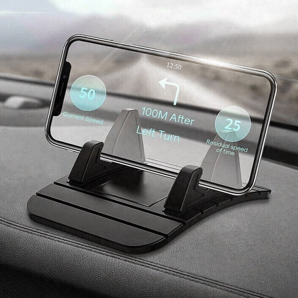 1pc Auto Dashboard Anti-slip Mat Rubber Mount Holders Pad Stand For Mobile Phones GPS Black Silicone Car Brackets Accessories