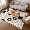thumbnail image 7 of Addison Rugs Mayfield Premium Machine Washable Transitional Geometric Ivory Rectangle Rug, 3' x 5', 7 of 7