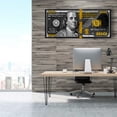 thumbnail image 2 of Cuadro Decorativo Canvas Revolution Dólar Negro y Dorado 100 x 42 cm, 2 of 5