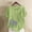 Green#2, variant on GaThRRgYP Summer Tops,Womens Plus Size Tops Short Sleeve,Summer Women's Fashion Floral Plant Print Female Round Neck Loose T-Shirt
